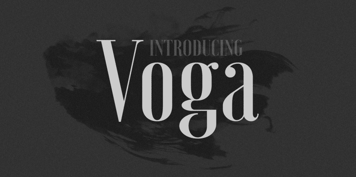 Voga -free fonts -- modern fonts 2015 - the best top font of the year