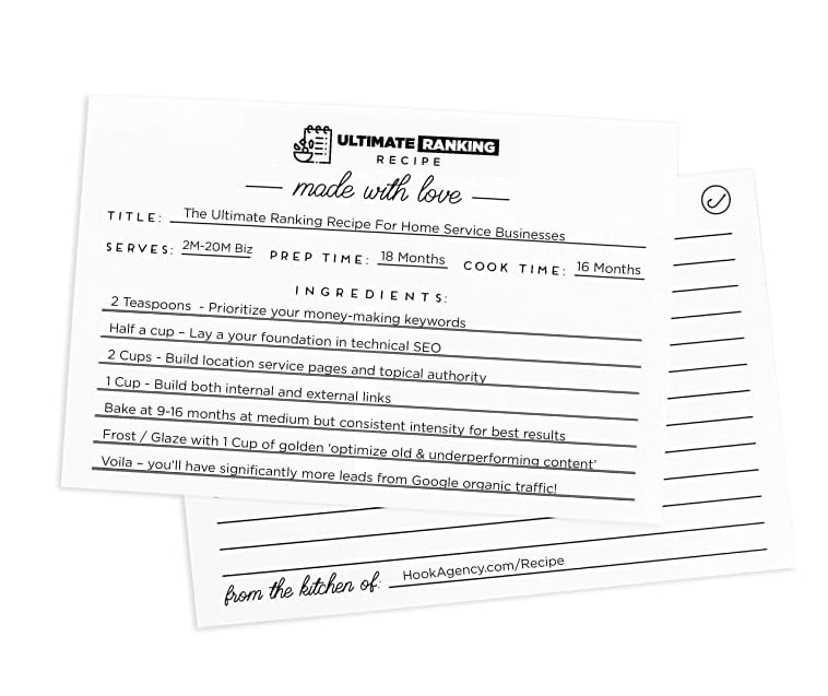 Ultimate Ranking Recipe for Home Services SEO