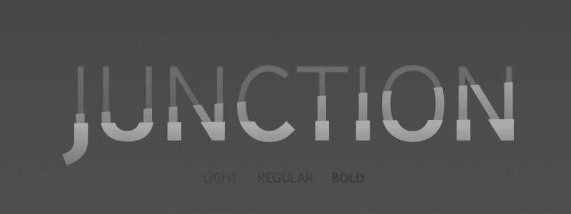 Junction - modern fonts 2015 - the best top font of the year