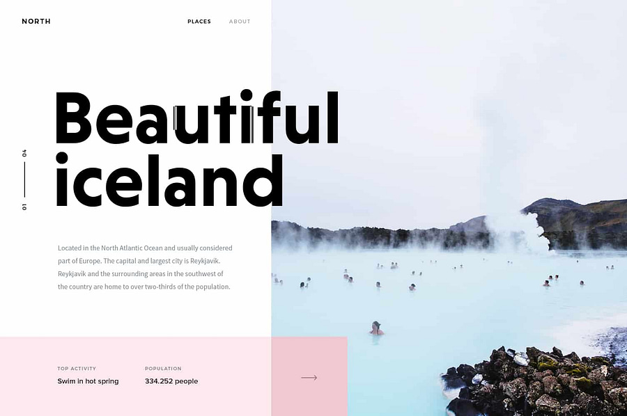 bold typography in web design