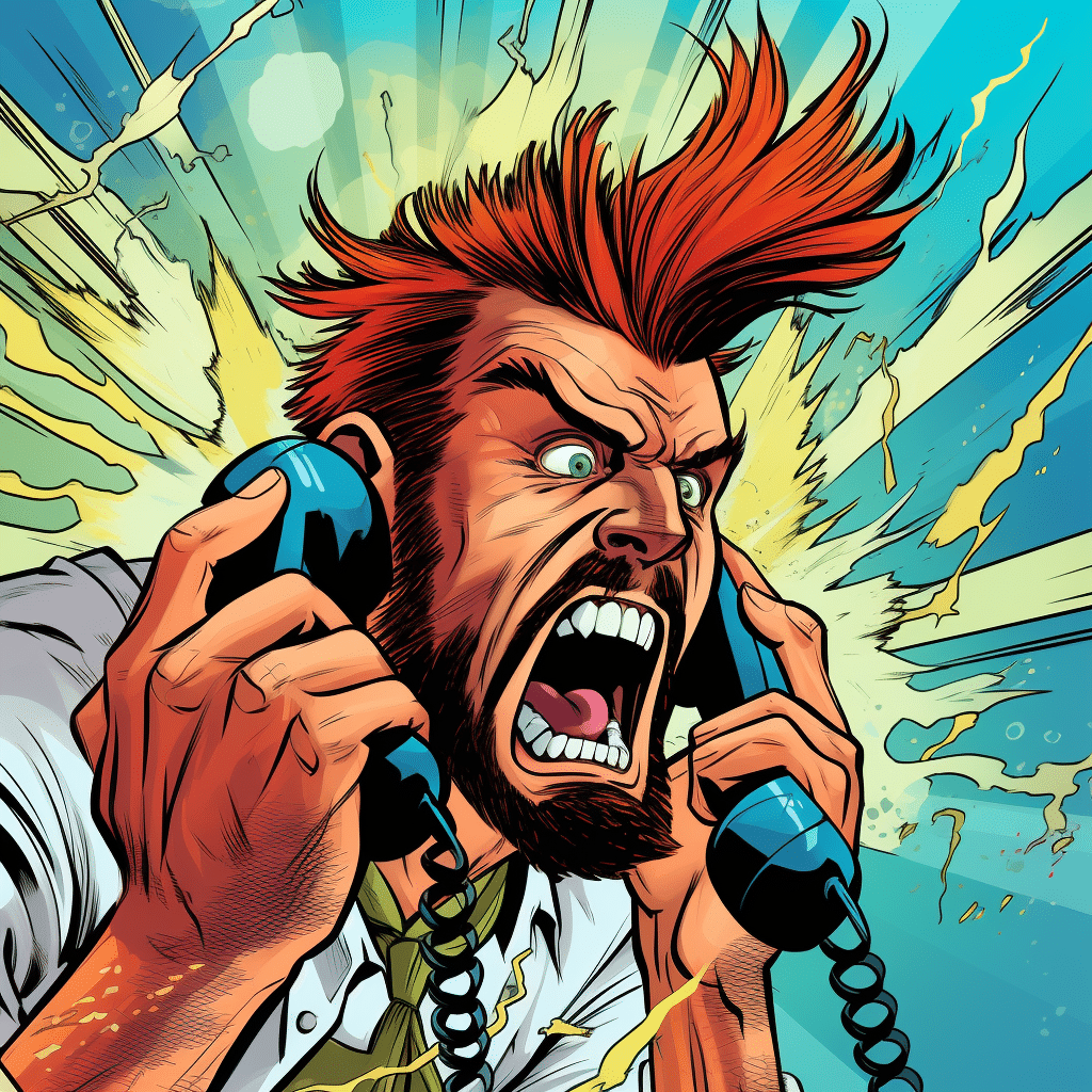 A customer service representative offering realistic resolutions to a customer's problem