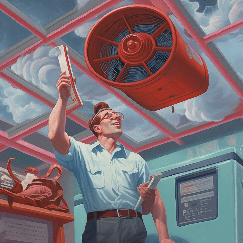 A successful HVAC business owner with a solid business plan