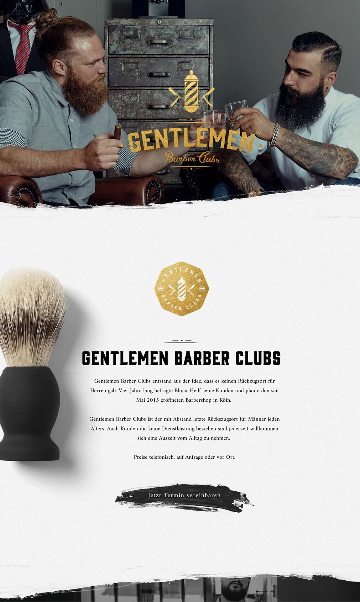 Gentlement - Manly color schemes for websites - gold and black