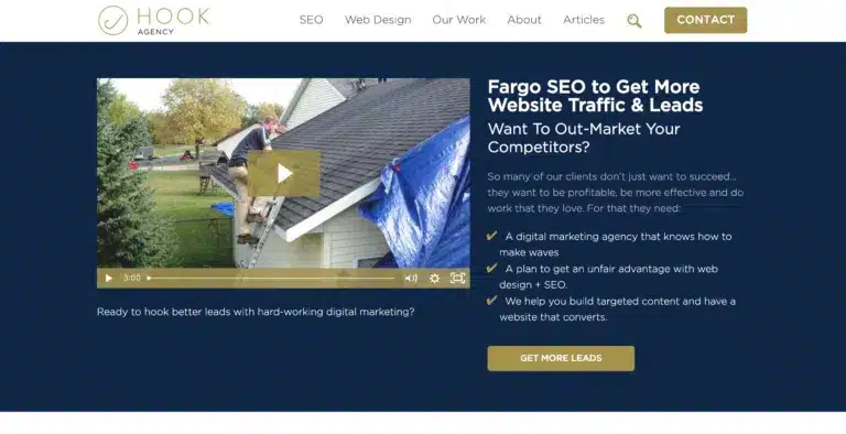 plumber website location page