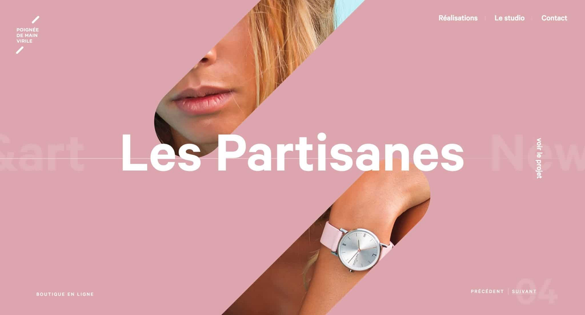 Pink Web Design Inspiration - European