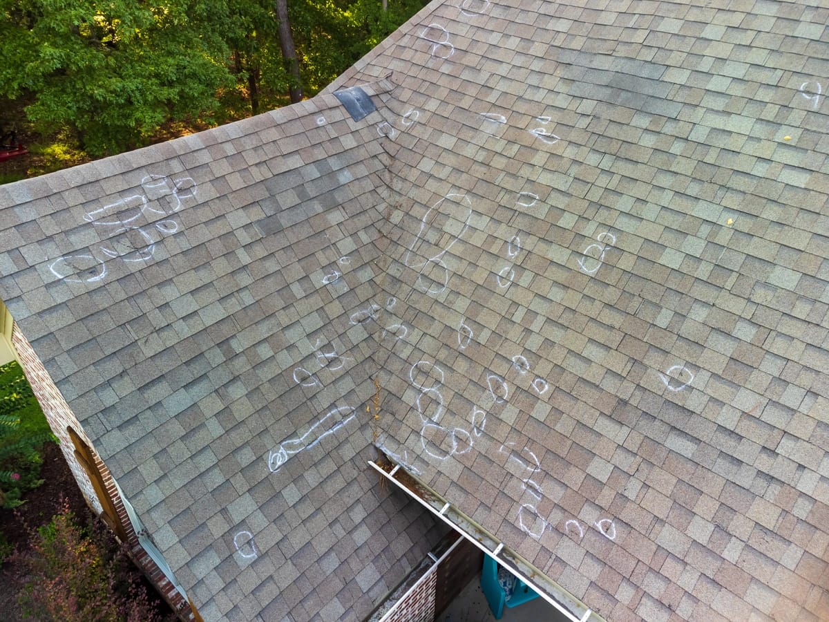 hail damage roof repair