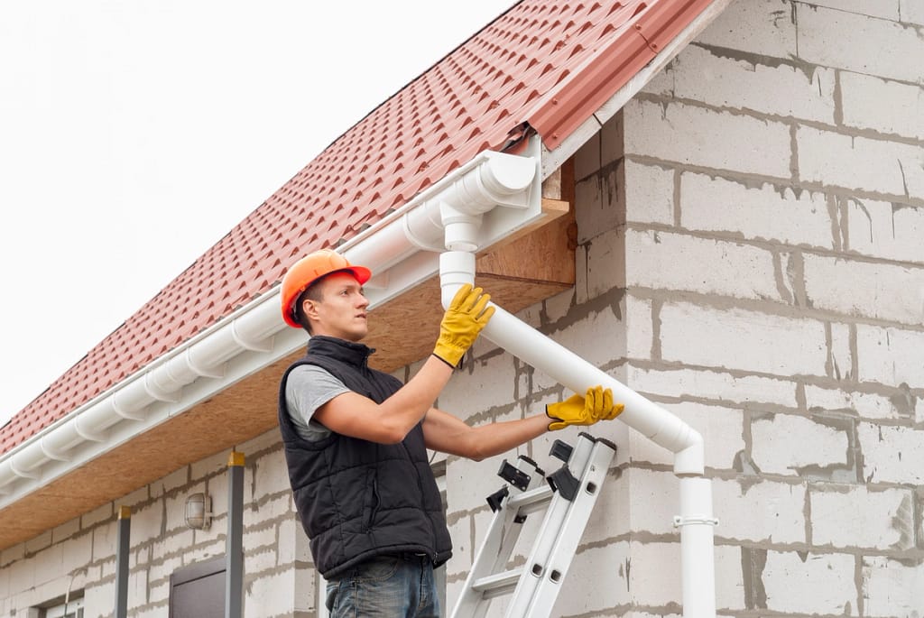 downspout installation