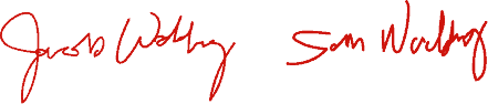 ARCH Exteriors owners signature in red