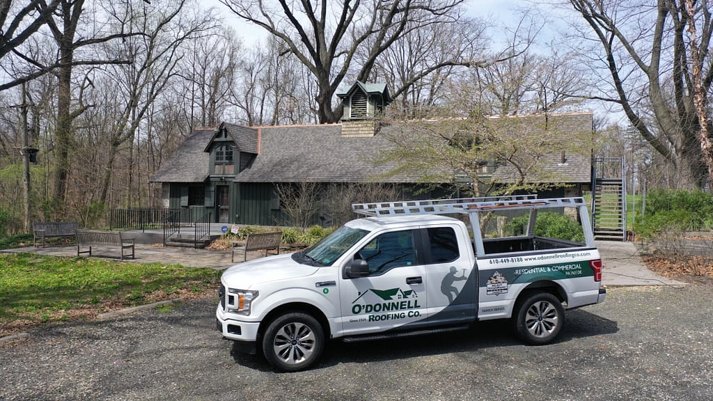 O'Donnell van outside roof replacement