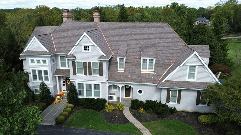 Composite or Synthetic Roofing DaVinci Slate and Cedar