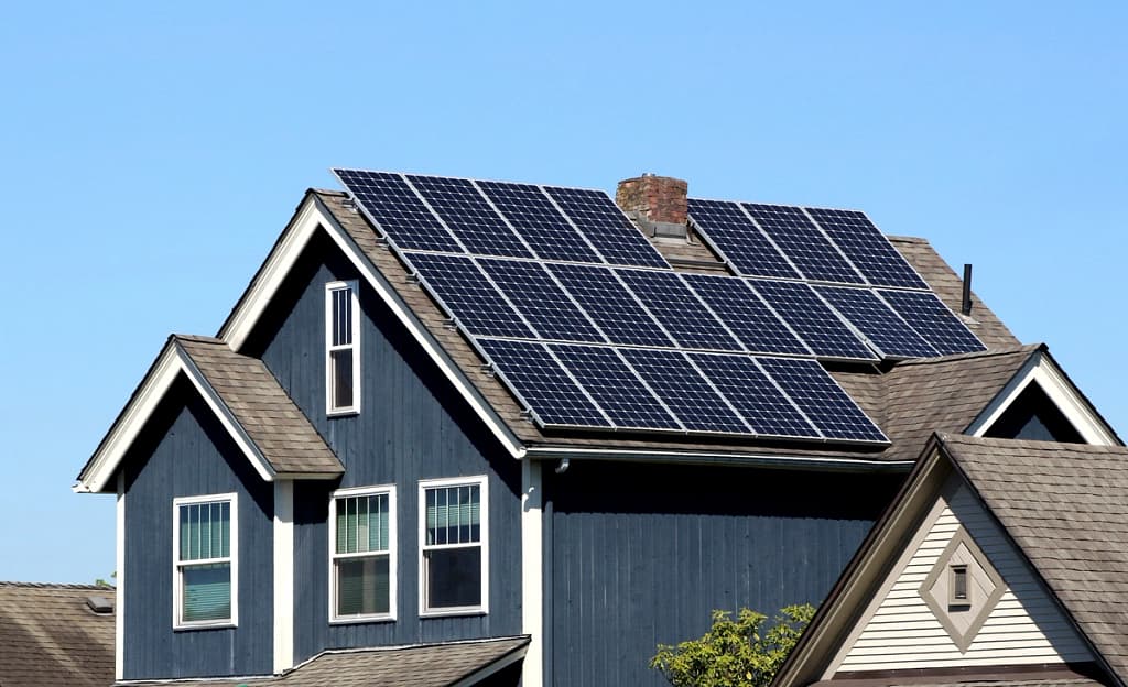 roof solar installation with small repairs