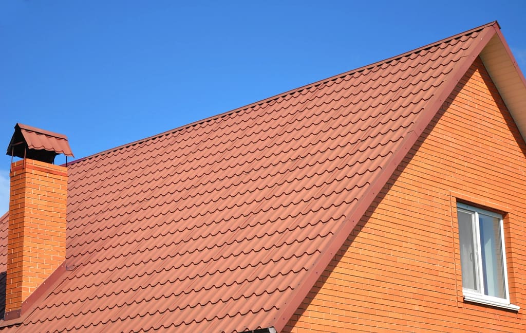 tile roof pitched