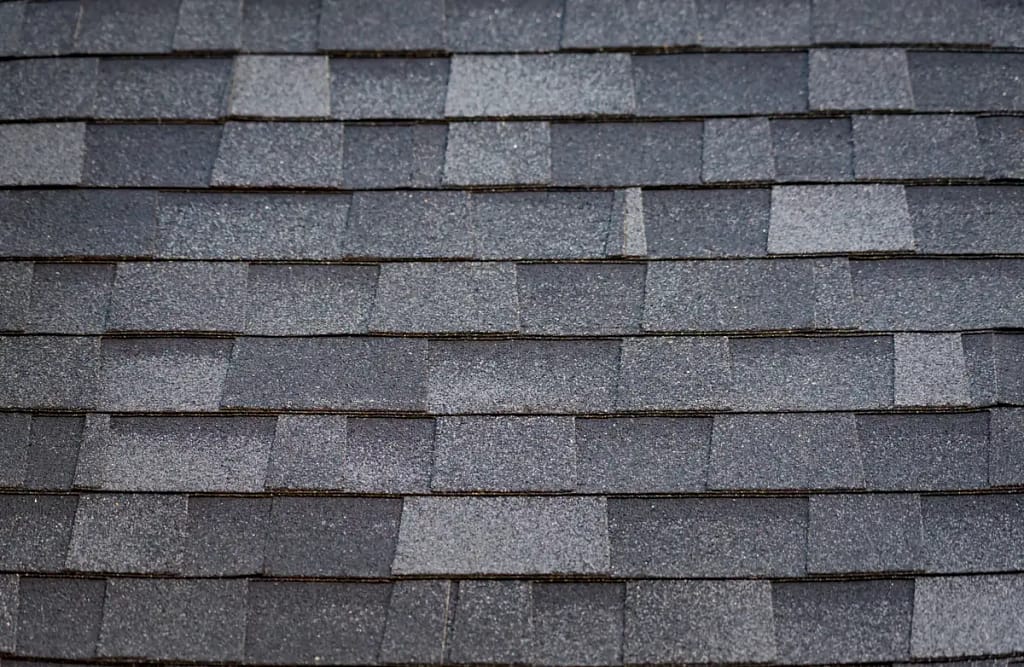 black architectural shingles