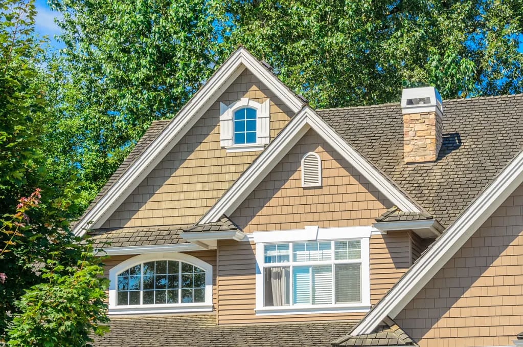 roofing and trees