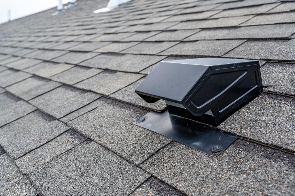 static vents asphalt shingles roof