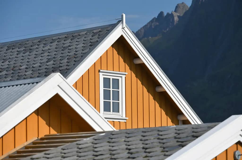 orange vertical siding