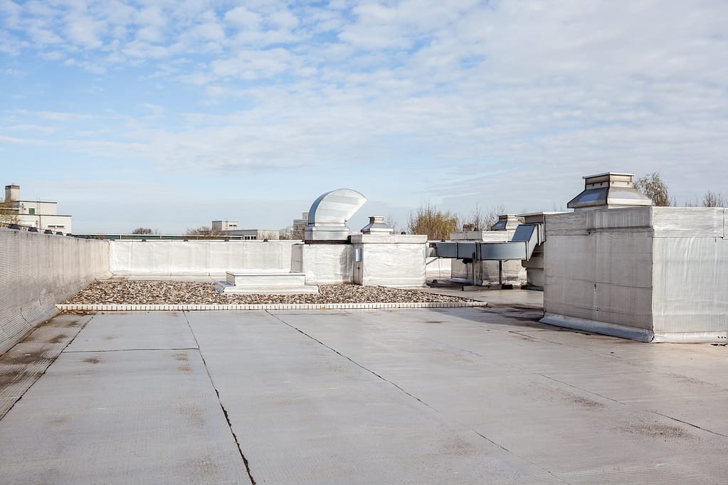 flat roof commercial building villanova