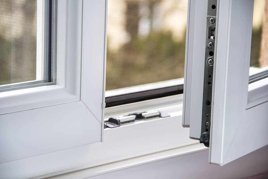 Secure anti-theft burglars-proof window locking mechanism – strong modern PVC metal window
