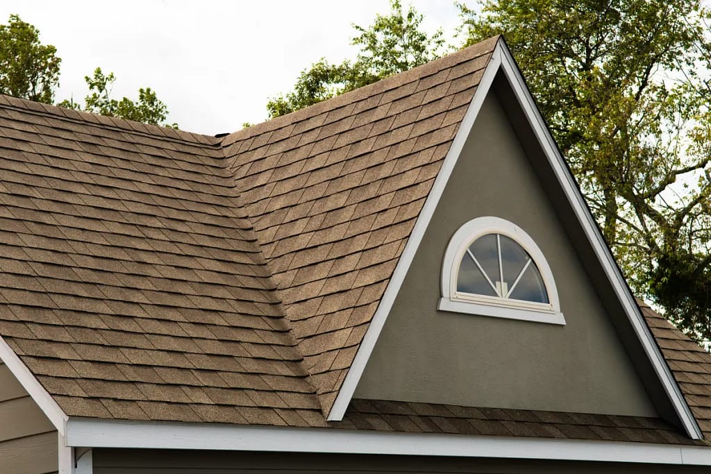 brown architectural shiingles