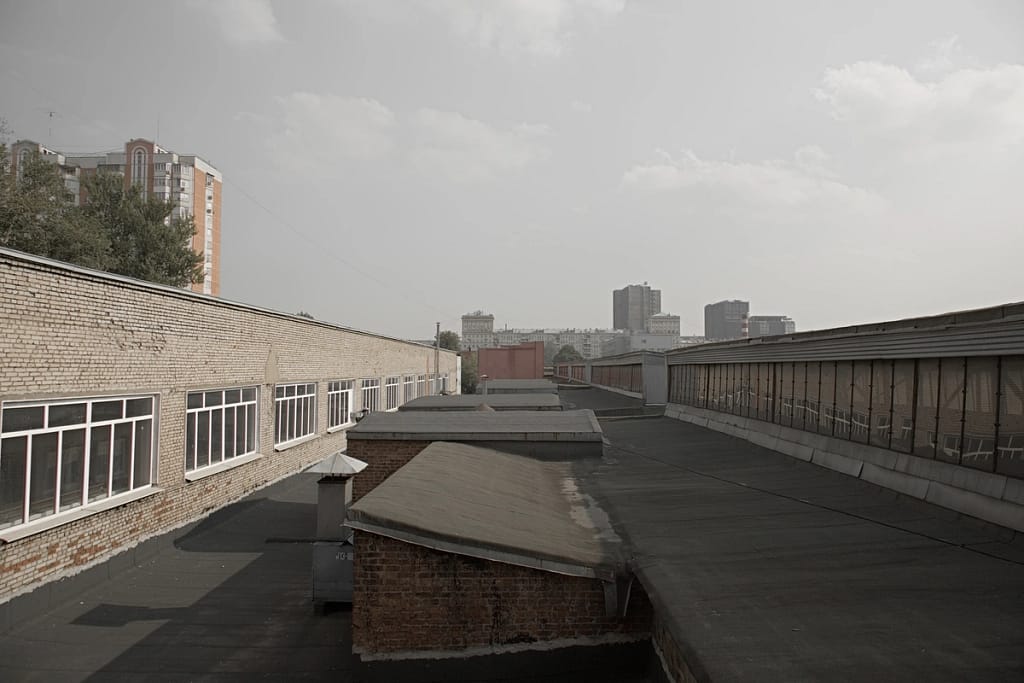foggy rubber roof