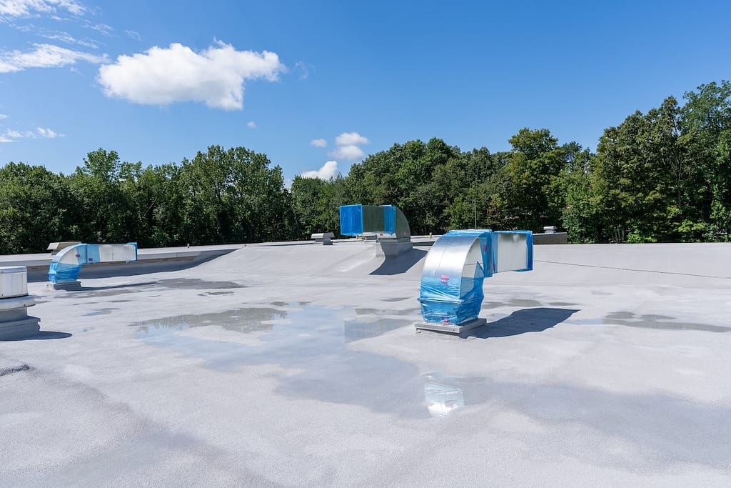 white commercial roofing exton pa
