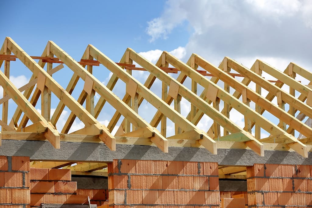 Wooden frame truss system