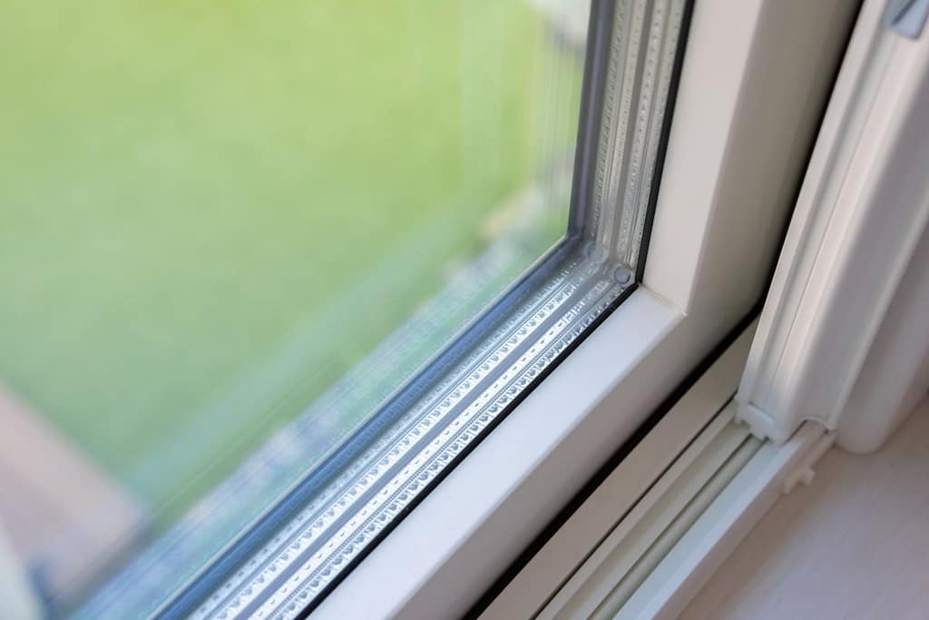 close up of a window