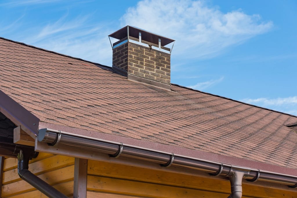 brown shingle roof