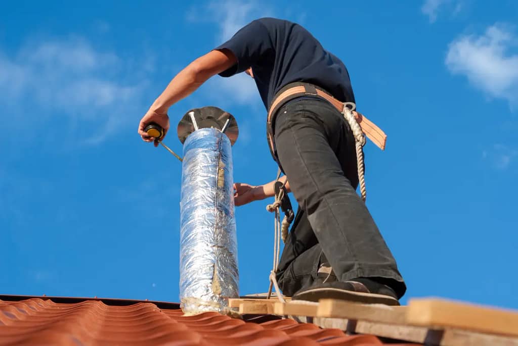 roofer and roof vent
