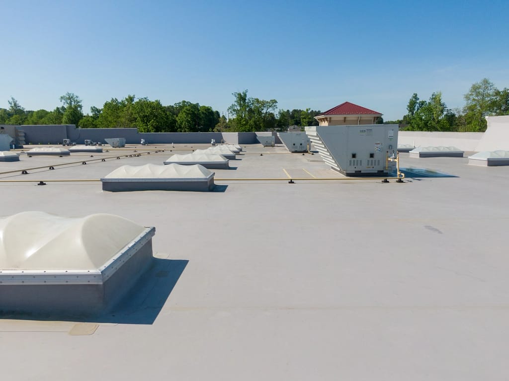 on a TPO roof