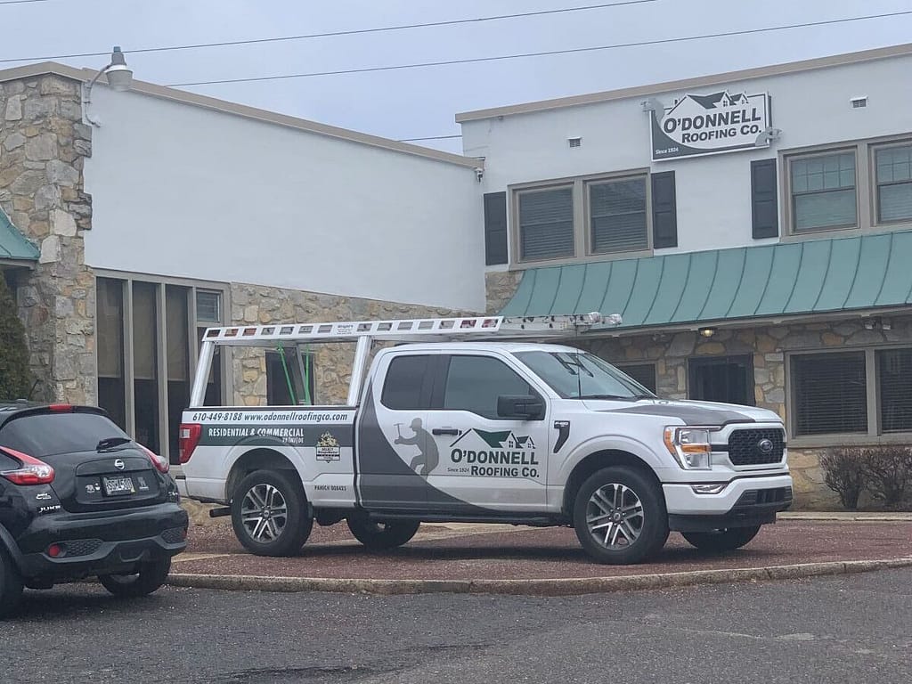 roof trusses O'Donnell branded truck