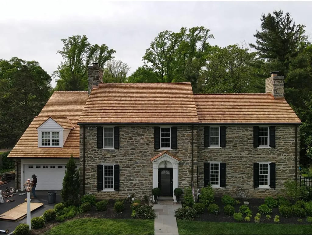 roofing material wooden cedar shake installation by odonnell roofing