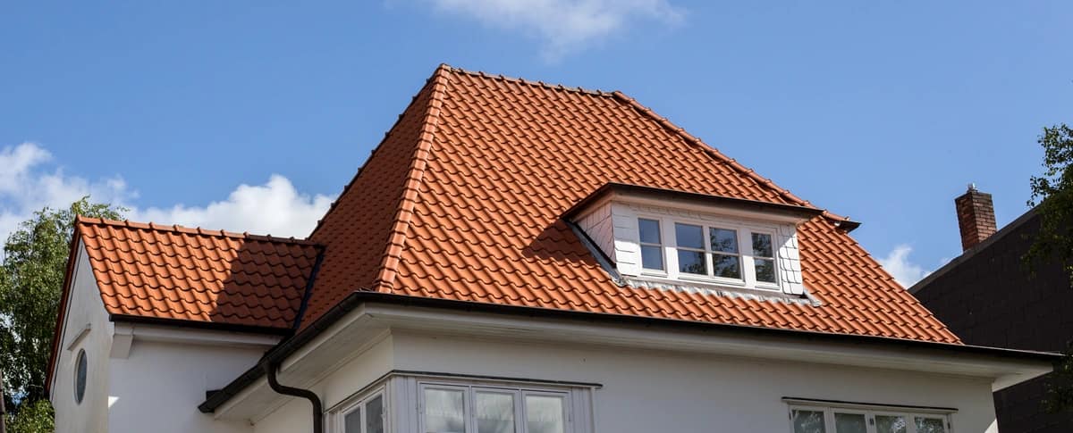 orange tile roof home