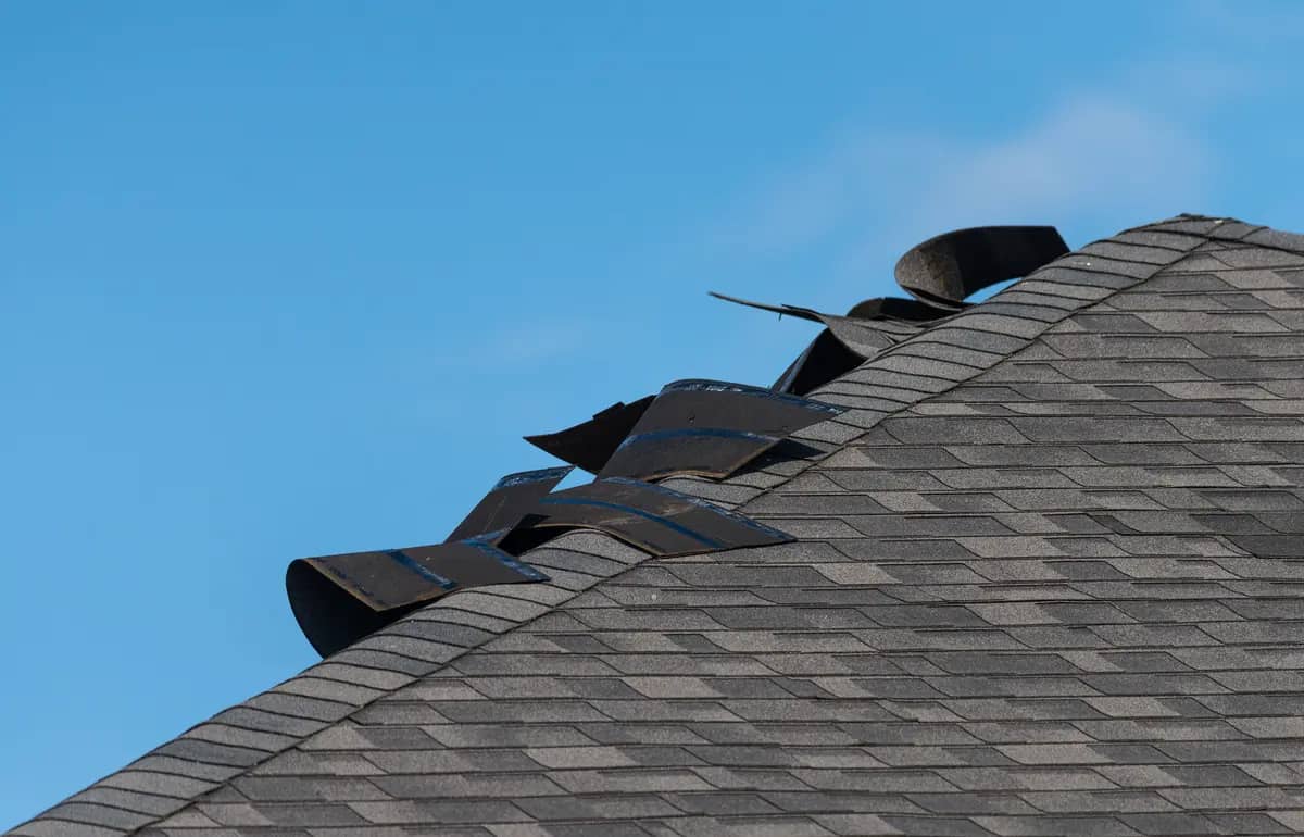wind damage to roof