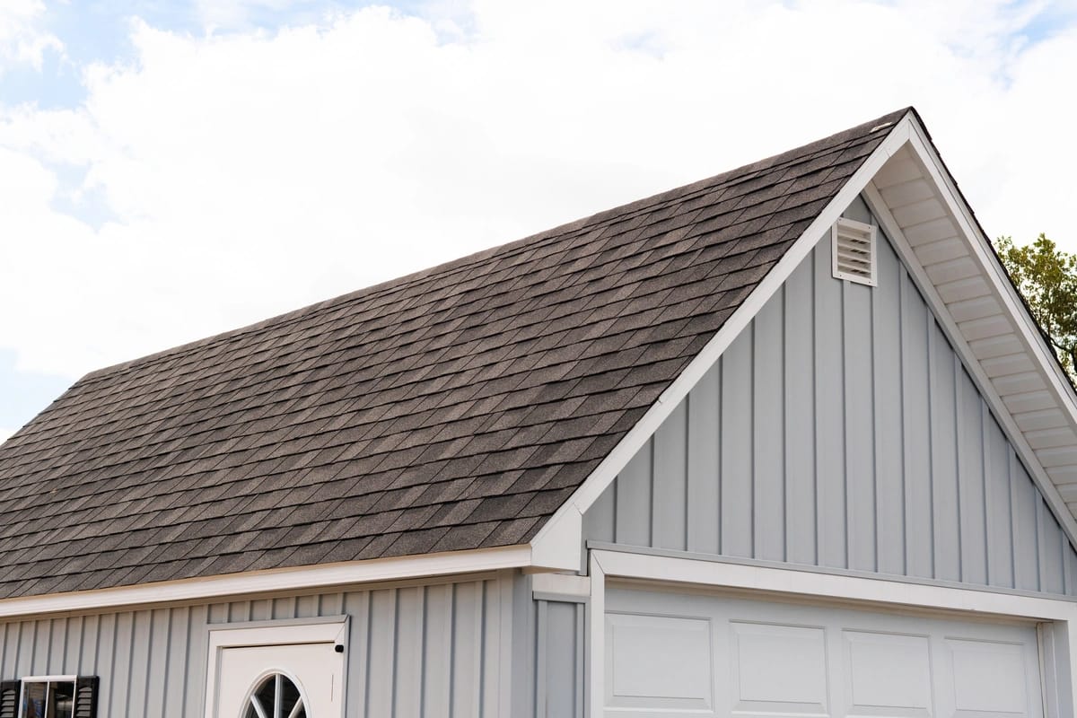 house asphalt shingle gable roof