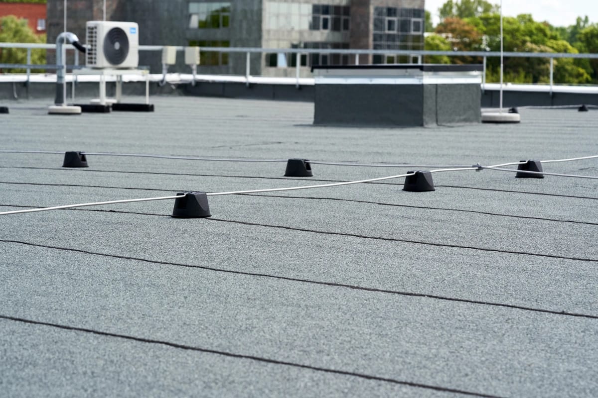 BUR flat roof material