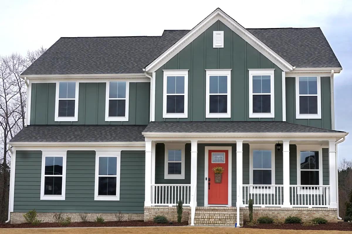dark siding color