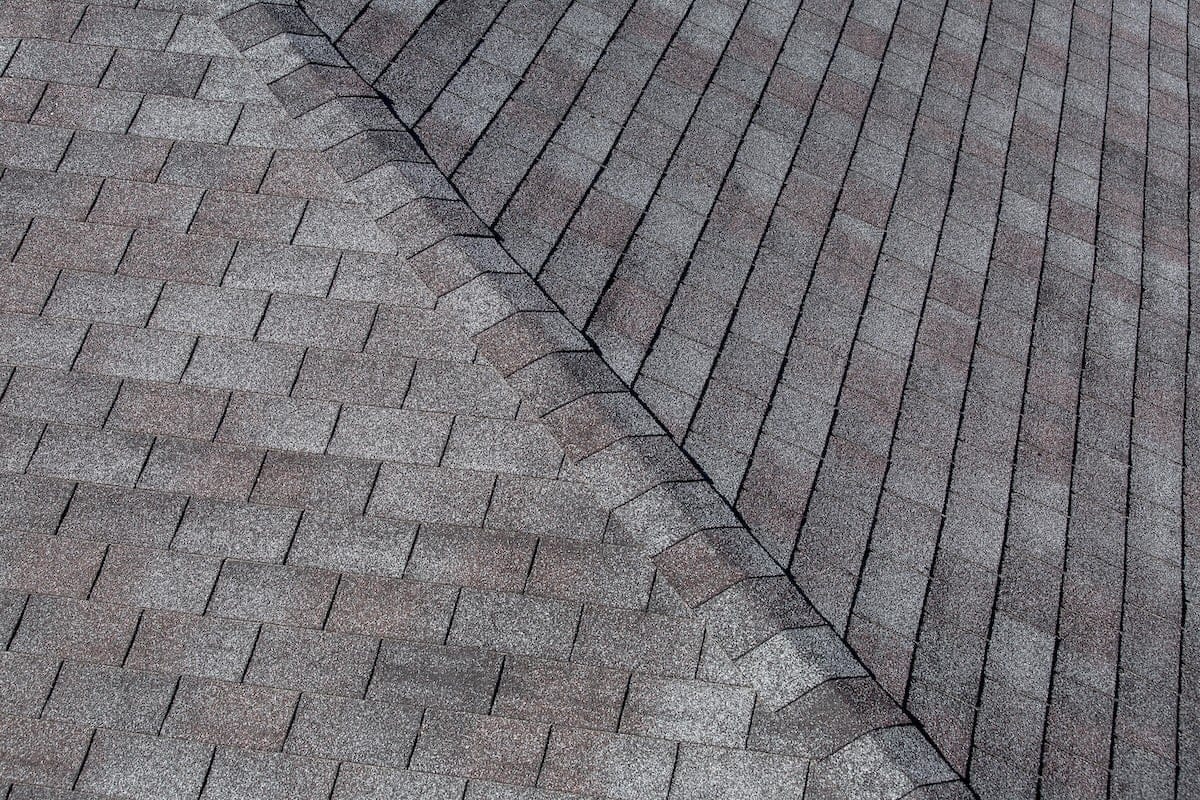 Roofing Shingles black and gray color, roof tile texture.