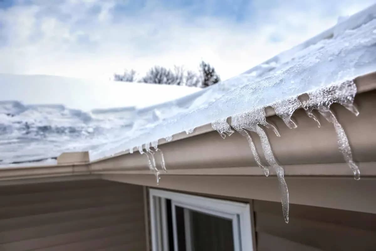 prevent ice in your gutter by using ice and water shield