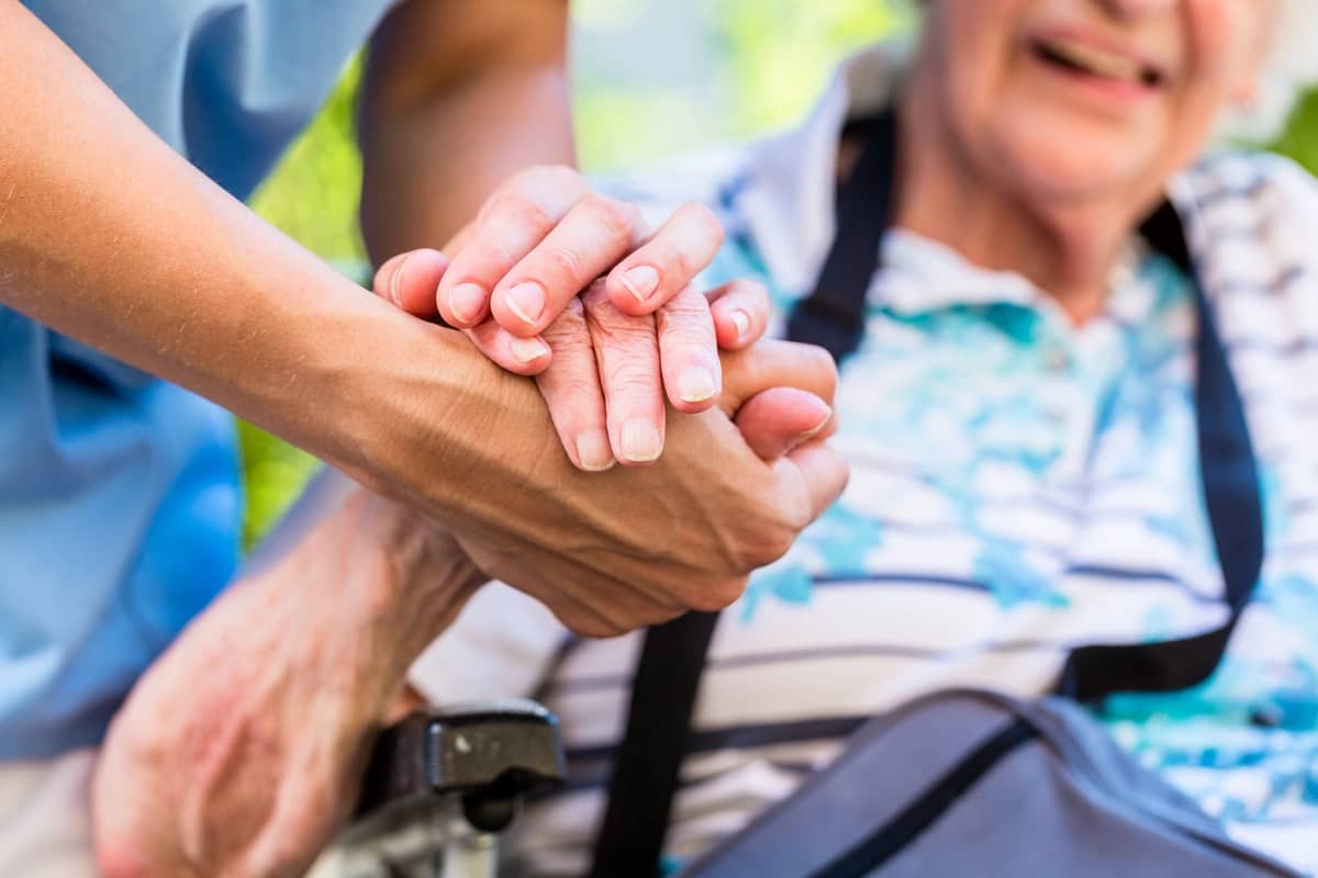 wheelchair hand hold