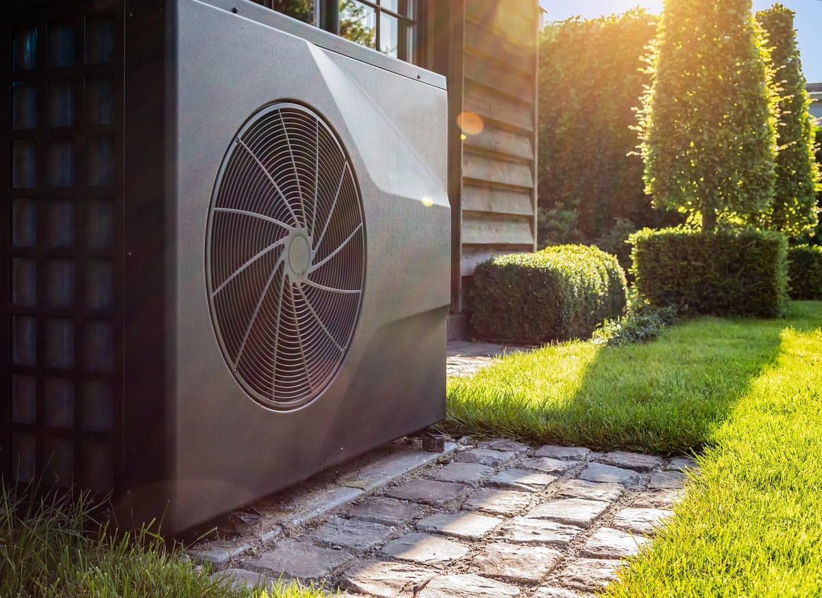 heat pump black install
