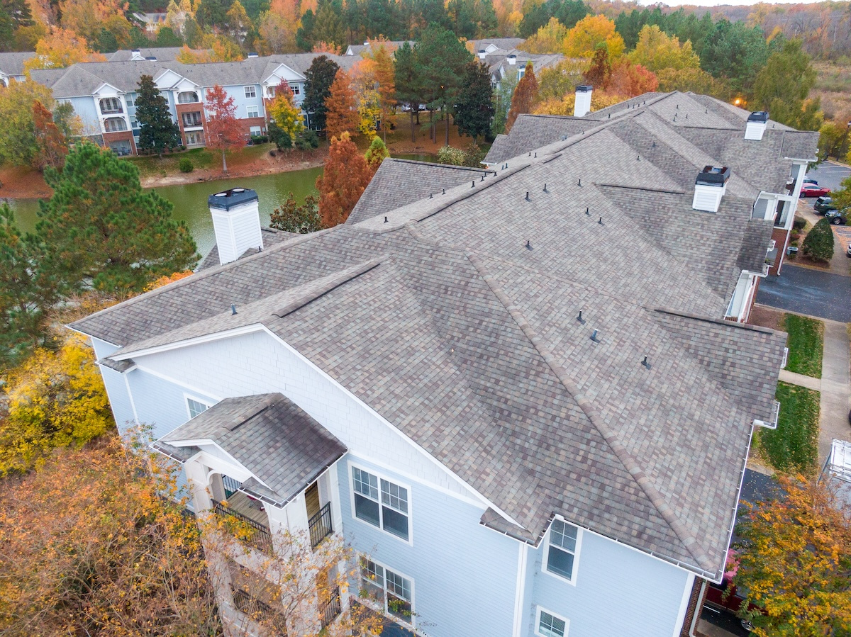 Dutch Gable roof on suburban home