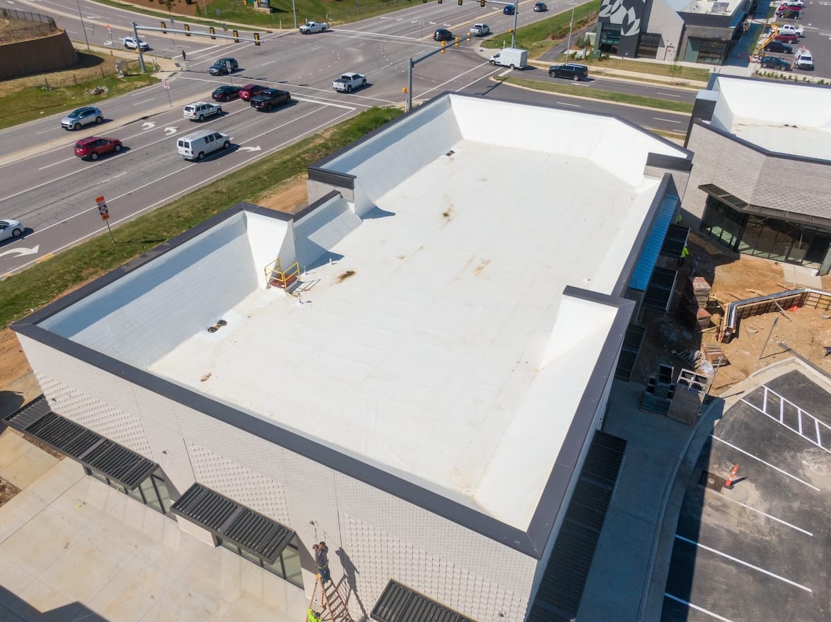 large white commercial building chesterbrook pa