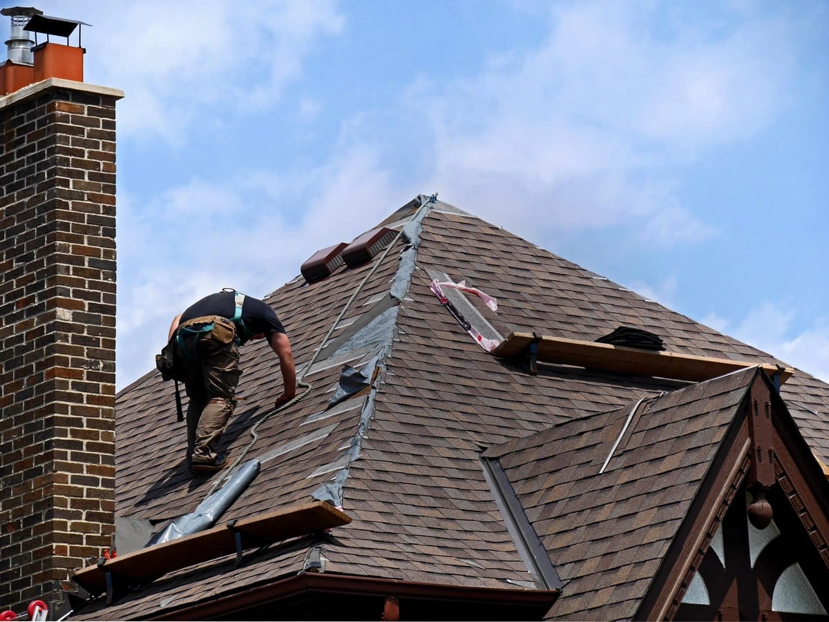 asphalt shingle roof replacement