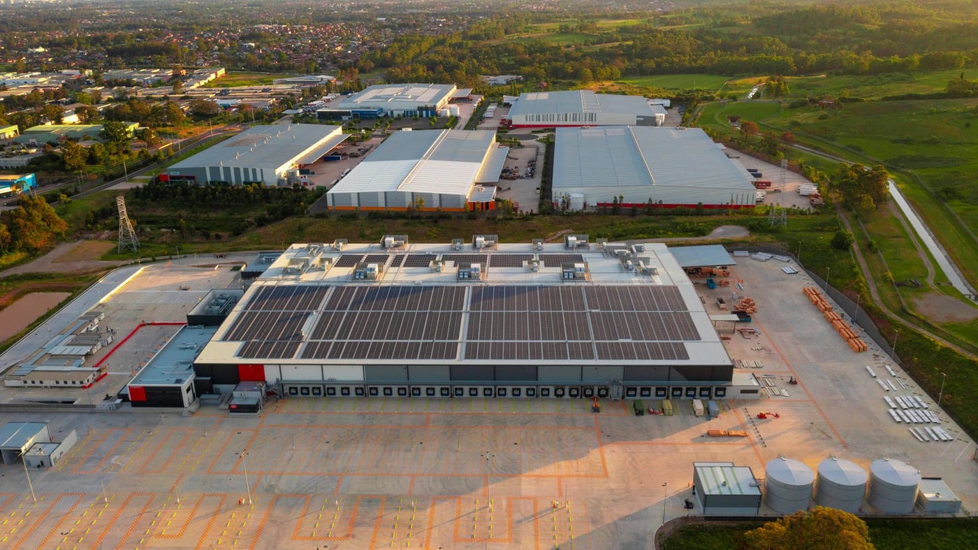 aerial view of flat commercial roof installations in norristown pa