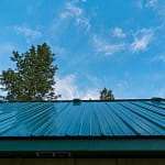 standing seam metal roof on home