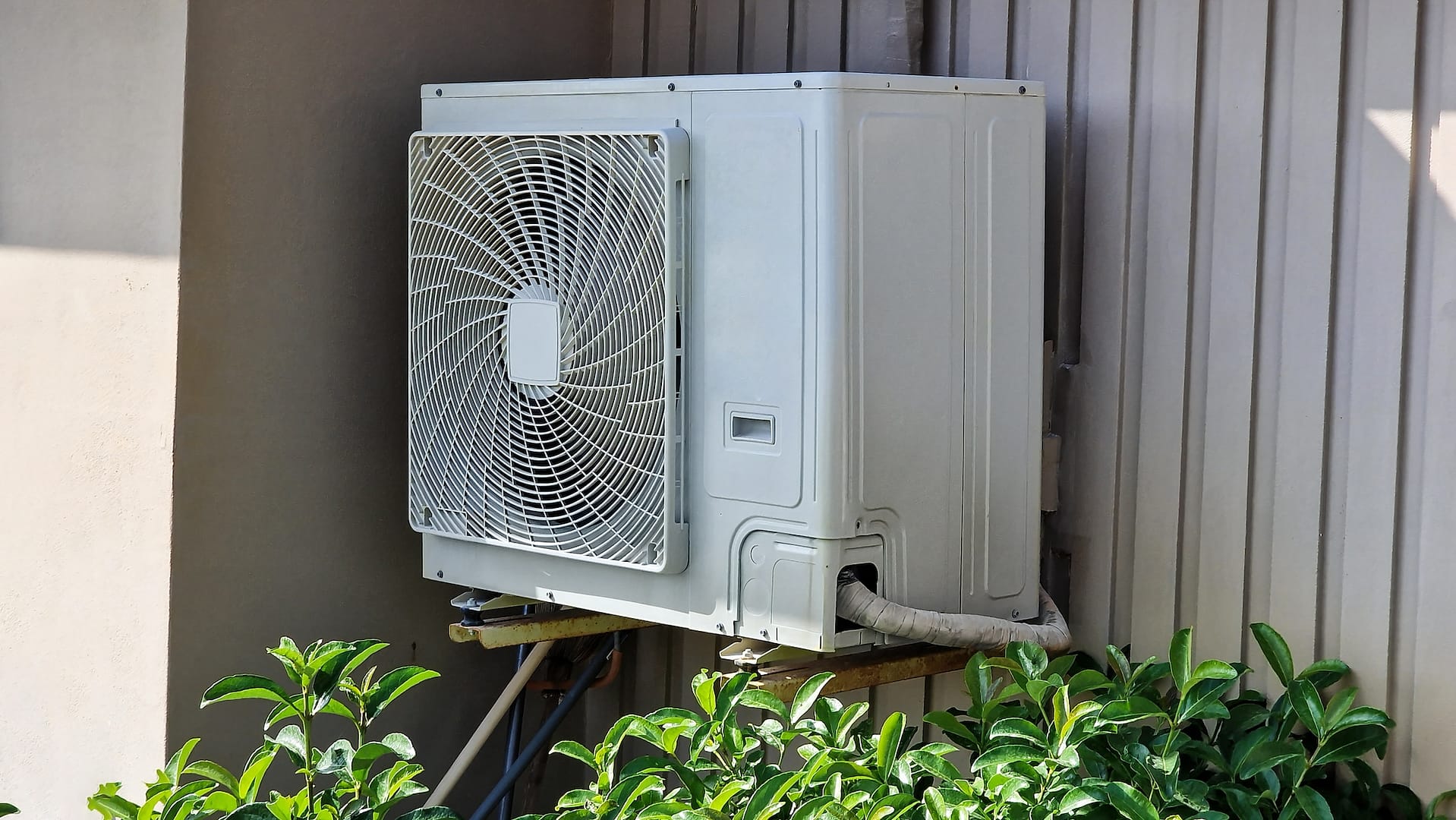 Air Conditioner And Heat Pump. Split HVAC System Unit