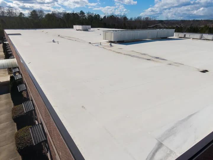 Commercial flat roof in Berwyn