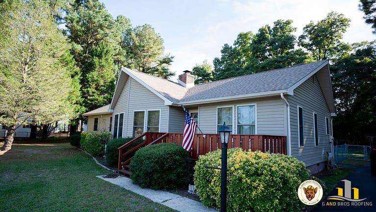 G and Bros Roofing, your local roofing contractor based in Salisbury MD. 109 Clark Street, Salisbury, MD 21804 Replaced the old shingles for new GAF Timberline HDZ shingles in Salisbury MD