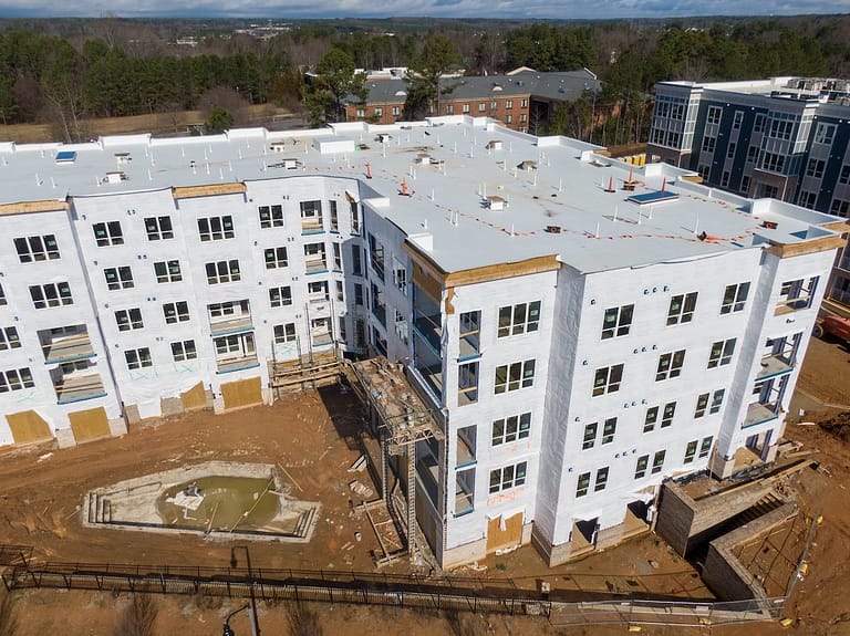 large white commercial building pa